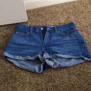 Top shop petite Moto shorts